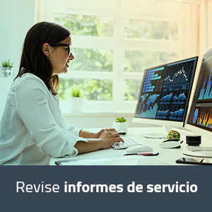 Revisar informes de servicio